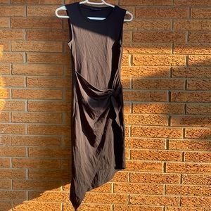 Sleeveless black dress